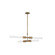 Darby Four Light Chandelier in Patina Brass (67|F1450-PBR)