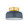 Batya One Light Flush Mount in Aged Brass (428|H890501L-AGB/SBL)