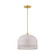 Liba One Light Pendant in Aged Brass/Soft Peignoir (428|H884701L-AGB/SPG)