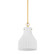 Corinthia One Light Pendant in Aged Brass (428|H881701S-AGB)