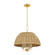 Arwen Four Light Chandelier in Aged Brass (428|H859804-AGB)