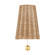 Naida One Light Wall Sconce in Aged Brass (428|H857101-AGB)