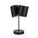Keiko Two Light Table Lamp in Black (347|TL58814-BK)