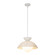 Perth One Light Pendant in White/Opal Glass (452|PD490114WHOP)