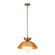 Perth One Light Pendant in Brushed Gold/Opal Glass (452|PD490114BGOP)