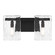 Genry Two Light Bathroom Vanity in Matte Black (51|8-8204-2-BK)