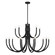 Sorrento 15 Light Chandelier in Matte Black (51|1-6682-15-89)