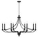 Preserve Eight Light Chandelier in Matte Black (51|1-6415-8-89)