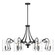 Calgary Eight Light Chandelier in Matte Black (51|1-4570-8-89)