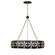 Venice Six Light Chandelier in Metropolis Black and Gold (51|1-2493-6-104) Venice Six Light Chandelier in Metropolis Black and Gold (51|1-2493-6-104)