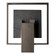 Shadow Box Shadow Box Medium w/Slate Outdoor Sconce in Coastal Burnished Steel (39|302602-SKT-78-SL-ZM0546)