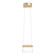 Cowbell LED Mini Pendant in Modern Brass (39|151060-LED-STND-86-WD-YE0560)