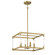 Oro District Four Light Pendant in Soft Brass (7|1458-695)