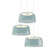 Yurei LED Pendant in Matte White (240|YUP-C3-SW-MWT+SBLU)