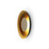 Ramen LED Wall Sconce in Matte Black w/ Gold (240|RMW-12-SW-WOK-HW+24BD-MBG)
