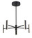 Edge LED Chandelier in Coal Black (42|P1415-66A-L)