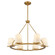 Votisse Six Light Chandelier in Lacquered Brass (45|90156/6)