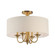 Bongo Four Light Pendant / Semi-Flush Mount in Natural Aged Brass (16|10013OMNAB)