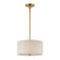Bongo Two Light Pendant / Semi-Flush Mount in Natural Aged Brass (16|10011OMNAB)