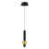 Reveal LED Pendant in Black / Gold (86|E24751-BKGLD)