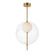 Martini LED Pendant in Natural Aged Brass (86|E11093-10NAB)