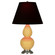 Small Double Gourd One Light Accent Lamp in Sunset Yellow Glazed Ceramic w/Antique Silver (165|SU12K)