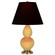 Small Double Gourd One Light Accent Lamp in Sunset Yellow Glazed Ceramic w/Antique Natural Brass (165|SU10K)