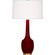 Delilah One Light Table Lamp in Sangria Glazed Ceramic (165|SA701)