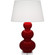 Triple Gourd One Light Table Lamp in Sangria Glazed Ceramic w/Lucite (165|SA43X)
