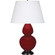 Double Gourd One Light Table Lamp in Sangria Glazed Ceramic w/Deep Patina Bronze (165|SA21X)