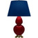 Double Gourd One Light Table Lamp in Sangria Glazed Ceramic w/Antique Natural Brass (165|SA20N)