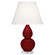 Small Double Gourd One Light Accent Lamp in Sangria Glazed Ceramic w/Lucite Base (165|SA13X)
