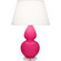 Double Gourd One Light Table Lamp in Razzle Rose Glazed Ceramic w/Lucite (165|RZ23X)