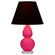 Small Double Gourd One Light Accent Lamp in Razzle Rose Glazed Ceramic w/Lucite (165|RZ13K)
