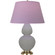 Double Gourd One Light Table Lamp in Matte Smokey Taupe Glazed Ceramic w/Antique Natural Brass (165|MST55L)