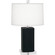 Small Harvey One Light Accent Lamp in Matte Obsidian Glazed Ceramic (165|MOS90)
