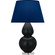 Double Gourd One Light Table Lamp in Matte Obsidian Glazed Ceramic w/Lucite (165|MOS23N)