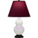 Double Gourd One Light Table Lamp in Matte Lily Glazed Ceramic w/Deep Patina Bronze (165|MLY57P)