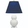 Small Double Gourd One Light Accent Lamp in Matte Lily Glazed Ceramic w/Lucite (165|MLY53N)