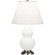 Small Double Gourd One Light Accent Lamp in Matte Daisy Glazed Ceramic w/Antique Silver (165|MDY52)