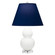 Small Double Gourd One Light Accent Lamp in Matte Daisy Glazed Ceramic w/Lucite (165|MDY13N)
