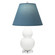Small Double Gourd One Light Accent Lamp in Matte Daisy Glazed Ceramic w/Lucite (165|MDY13B)