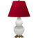 Small Double Gourd One Light Accent Lamp in Matte Daisy Glazed Ceramic w/Antique Natural Brass (165|MDY10R)