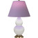 Small Double Gourd One Light Accent Lamp in Matte Daisy Glazed Ceramic w/Antique Natural Brass (165|MDY10L)