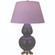 Double Gourd One Light Table Lamp in Matte Ash Glazed Ceramic w/Antique Natural Brass (165|MCR55L)