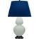 Double Gourd One Light Table Lamp in Matte Celadon Glazed Ceramic w/Deep Patina Bronze (165|MCL57N)