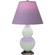 Small Double Gourd One Light Accent Lamp in Matte Celadon Glazed Ceramic w/Antique Silver (165|MCL52L)