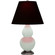 Small Double Gourd One Light Accent Lamp in Matte Celadon Glazed Ceramic w/Antique Silver (165|MCL52K)