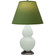 Small Double Gourd One Light Accent Lamp in Matte Celadon Glazed Ceramic w/Antique Silver (165|MCL52G)