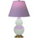 Small Double Gourd One Light Accent Lamp in Matte Celadon Glazed Ceramic w/Antique Natural Brass (165|MCL50L)